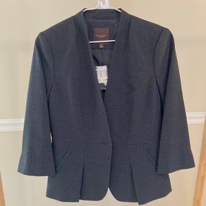 NWT The Limited Black Mini Windowpane Suit